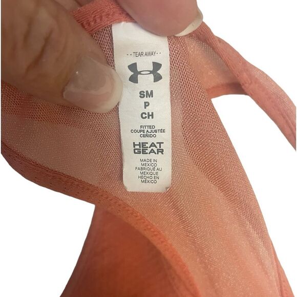Under Armor razorback tank, color orange, size S - Picture 5 of 5